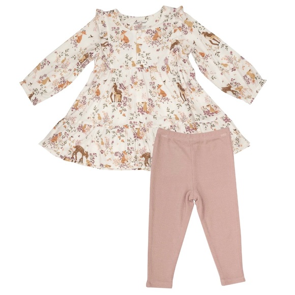 Angel Dear Other - 💚$25 FLASH SALE💚 Angel Dear Viscose Bamboo Ruffle Tiered Dress and Legging